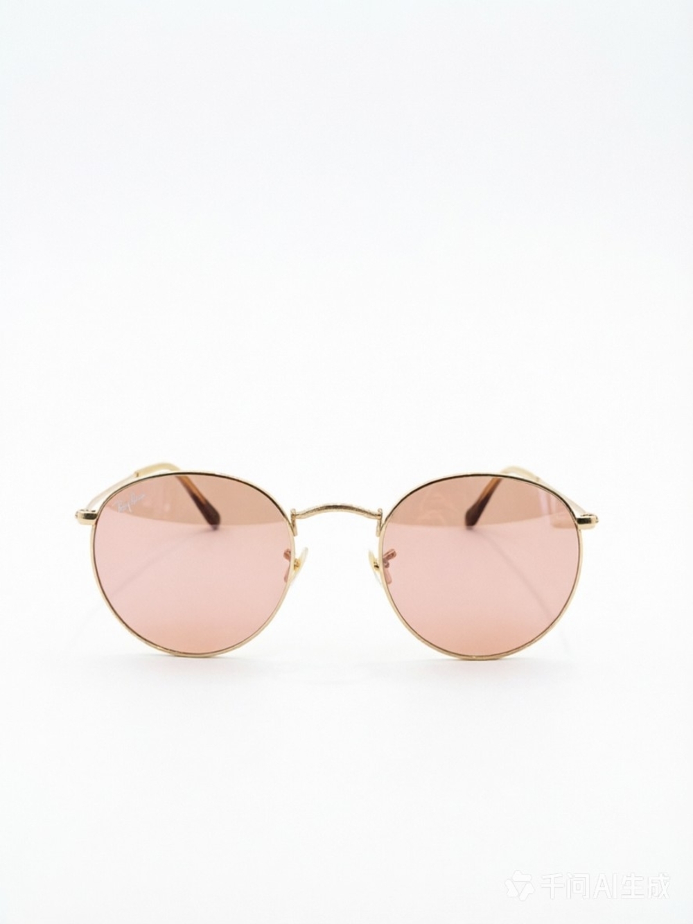 Ray-Ban Women’s Round Metal Sunglasses in Pink